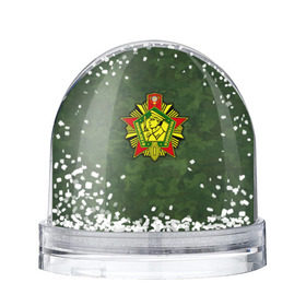 Снежный шар с принтом Отличник погранвойск в Петрозаводске, Пластик | Изображение внутри шара печатается на глянцевой фотобумаге с двух сторон | армия | пограничник | пограничные войска