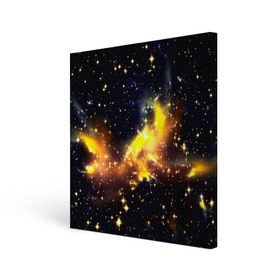 Холст квадратный с принтом Звезды в Петрозаводске, 100% ПВХ |  | nebula | вселенная | звезды | туманность
