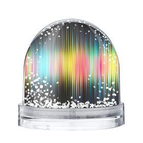 Водяной шар с принтом Спектр в Петрозаводске, Пластик | Изображение внутри шара печатается на глянцевой фотобумаге с двух сторон | мерцание | радуга | свет | свечение | сияние | спектр | цвета | эквалайзер