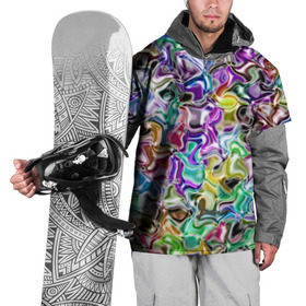 Накидка на куртку 3D с принтом Цветное безумие в Петрозаводске, 100% полиэстер |  | Тематика изображения на принте: арт | дизайн | искусство | краски | мозаика | палитра | радуга | разные цвета | текстура | цветное безумие