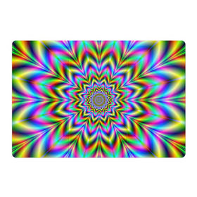 Магнитный плакат 3Х2 с принтом Красочная иллюзия в Петрозаводске, Полимерный материал с магнитным слоем | 6 деталей размером 9*9 см | Тематика изображения на принте: гипноз | движение | красочный фон | обман зрения | оптическая иллюзия | погружение | текстура | фокус
