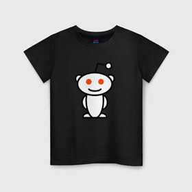 Детская футболка хлопок с принтом Reddit в Петрозаводске, 100% хлопок | круглый вырез горловины, полуприлегающий силуэт, длина до линии бедер | шелдон