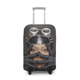 Чехол для чемодана 3D с принтом Наоми Кэмпбелл в Петрозаводске, 86% полиэфир, 14% спандекс | двустороннее нанесение принта, прорези для ручек и колес | naomi campbell | актриса | британская | наоми кэмпбелл | певица афроямайское | происхождение | супермодель
