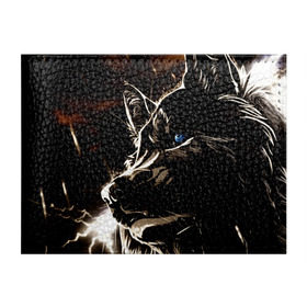 Обложка для студенческого билета с принтом Anime Wolf в Петрозаводске, натуральная кожа | Размер: 11*8 см; Печать на всей внешней стороне | wolf | аниме | волк