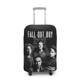 Чехол для чемодана 3D с принтом Группа Fall out boy в Петрозаводске, 86% полиэфир, 14% спандекс | двустороннее нанесение принта, прорези для ручек и колес | fall out boy