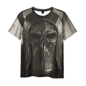 Мужская футболка 3D с принтом The Witcher в Петрозаводске, 100% полиэфир | прямой крой, круглый вырез горловины, длина до линии бедер | witcher | ведьмак | игра