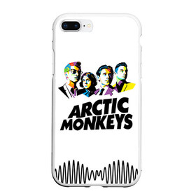Чехол для iPhone 7Plus/8 Plus матовый с принтом Arctic Monkeys 2 в Петрозаводске, Силикон | Область печати: задняя сторона чехла, без боковых панелей | am | arctic | arctic monkeys | monkeys | rock | алекс тёрнер | амы | арктические мартышки | джейми кук | мартышки | мэтт хелдерс. ам | ник омэлли | ник о’мэлли | рок