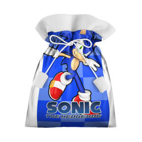 Подарочный 3D мешок с принтом Sonic The-Hedgehog в Петрозаводске, 100% полиэстер | Размер: 29*39 см | Тематика изображения на принте: sega sonic