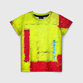 Детская футболка 3D с принтом Grandeur в Петрозаводске, 100% гипоаллергенный полиэфир | прямой крой, круглый вырез горловины, длина до линии бедер, чуть спущенное плечо, ткань немного тянется | grunge | new | арт | гранж | краска | прикольные | цветные