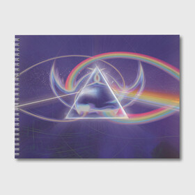 Альбом для рисования с принтом Pink Floyd в Петрозаводске, 100% бумага
 | матовая бумага, плотность 200 мг. | pink floyd
