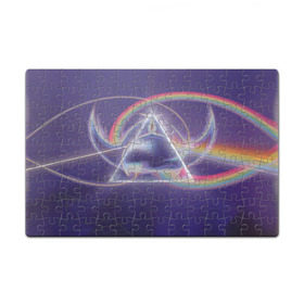 Пазл магнитный 126 элементов с принтом Pink Floyd в Петрозаводске, полимерный материал с магнитным слоем | 126 деталей, размер изделия —  180*270 мм | Тематика изображения на принте: pink floyd