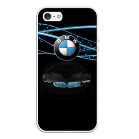 Чехол для iPhone 5/5S матовый с принтом BMW в Петрозаводске, Силикон | Область печати: задняя сторона чехла, без боковых панелей | bmw | бмв | бумер | на макете изображён автомобиль bmw. автомобиль