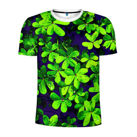Мужская футболка 3D спортивная с принтом Цветы в Петрозаводске, 100% полиэстер с улучшенными характеристиками | приталенный силуэт, круглая горловина, широкие плечи, сужается к линии бедра | Тематика изображения на принте: flower | весна | лето | природа | тюльпаны