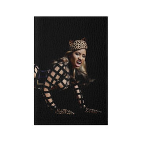 Обложка для паспорта матовая кожа с принтом Ники Минаж в Петрозаводске, натуральная матовая кожа | размер 19,3 х 13,7 см; прозрачные пластиковые крепления | onika tanya maraj | автор исполнитель | актриса | американская | ники минаж | певица | рэпер