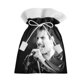Подарочный 3D мешок с принтом Фредди Меркьюри в Петрозаводске, 100% полиэстер | Размер: 29*39 см | freddie mercury | queen. | автор песен | британский | вокалист | певец | рок группа | фредди меркьюри