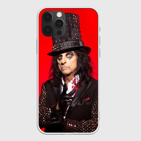 Чехол для iPhone 12 Pro Max с принтом Элис Купер в Петрозаводске, Силикон |  | alice cooper | vincent damon furnier | автор песен | американский | винсент дэймон фурнье | рок певец | фёрниэр | шок рокер | элис купер