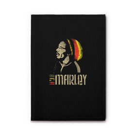 Обложка для автодокументов с принтом Bob Marley в Петрозаводске, натуральная кожа |  размер 19,9*13 см; внутри 4 больших “конверта” для документов и один маленький отдел — туда идеально встанут права | bob marley | боб марли | музыка | регги | ямайка