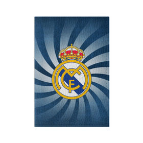 Обложка для паспорта матовая кожа с принтом Реал Мадрид в Петрозаводске, натуральная матовая кожа | размер 19,3 х 13,7 см; прозрачные пластиковые крепления | Тематика изображения на принте: real madrid | реал мадрид | футбол