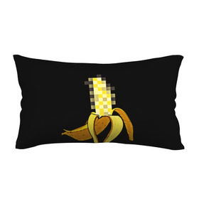 Подушка 3D антистресс с принтом Банан 18+ в Петрозаводске, наволочка — 100% полиэстер, наполнитель — вспененный полистирол | состоит из подушки и наволочки на молнии | банан | большой банан | ххх