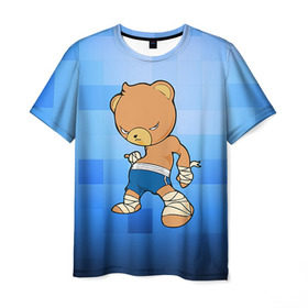 Мужская футболка 3D с принтом Muay thai 2 в Петрозаводске, 100% полиэфир | прямой крой, круглый вырез горловины, длина до линии бедер | muay thai