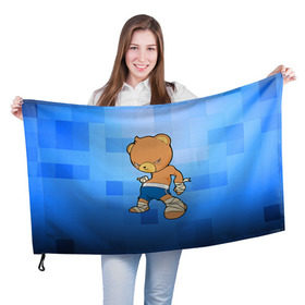 Флаг 3D с принтом Muay thai 2 в Петрозаводске, 100% полиэстер | плотность ткани — 95 г/м2, размер — 67 х 109 см. Принт наносится с одной стороны | muay thai