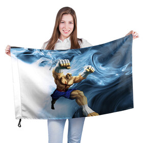 Флаг 3D с принтом Muay thai 3 в Петрозаводске, 100% полиэстер | плотность ткани — 95 г/м2, размер — 67 х 109 см. Принт наносится с одной стороны | muay thai