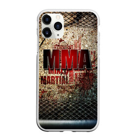 Чехол для iPhone 11 Pro матовый с принтом MMA в Петрозаводске, Силикон |  | judo | mma | ufc | борьба | единоборства