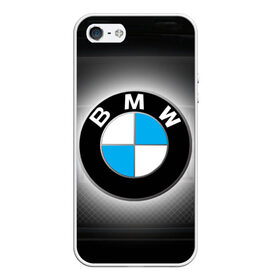 Чехол для iPhone 5/5S матовый с принтом BMW в Петрозаводске, Силикон | Область печати: задняя сторона чехла, без боковых панелей | bmw | бмв | лого | логотип