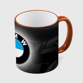 Кружка с принтом BMW в Петрозаводске, керамика | ёмкость 330 мл | Тематика изображения на принте: bmw | бмв | лого | логотип