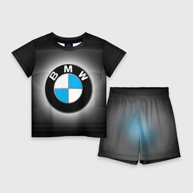 Детский костюм с шортами 3D с принтом BMW в Петрозаводске,  |  | bmw | бмв | лого | логотип