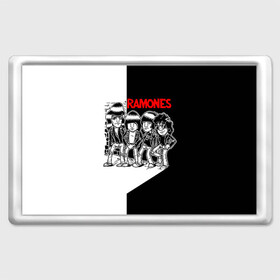 Магнит 45*70 с принтом Ramones 1 в Петрозаводске, Пластик | Размер: 78*52 мм; Размер печати: 70*45 | joey ramone | punk | джоуи рамон | панк | рамонез | рамонес