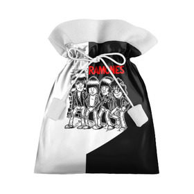 Подарочный 3D мешок с принтом Ramones 1 в Петрозаводске, 100% полиэстер | Размер: 29*39 см | joey ramone | punk | джоуи рамон | панк | рамонез | рамонес