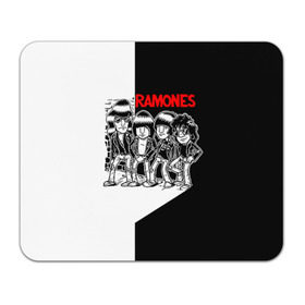 Коврик прямоугольный с принтом Ramones 1 в Петрозаводске, натуральный каучук | размер 230 х 185 мм; запечатка лицевой стороны | joey ramone | punk | джоуи рамон | панк | рамонез | рамонес
