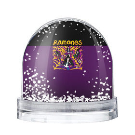 Водяной шар с принтом Ramones 4 в Петрозаводске, Пластик | Изображение внутри шара печатается на глянцевой фотобумаге с двух сторон | joey ramone | punk | джоуи рамон | панк | рамонез | рамонес