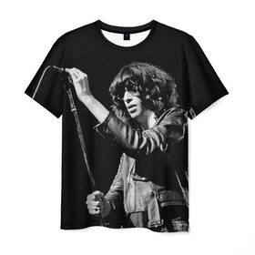 Мужская футболка 3D с принтом Ramones 5 в Петрозаводске, 100% полиэфир | прямой крой, круглый вырез горловины, длина до линии бедер | joey ramone | punk | джоуи рамон | панк | рамонез | рамонес