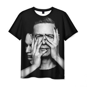 Мужская футболка 3D с принтом Брайан Адамс в Петрозаводске, 100% полиэфир | прямой крой, круглый вырез горловины, длина до линии бедер | bryan adams | автор | брайан адамс | гитарист | исполнитель песен | канадский | рок музыкант