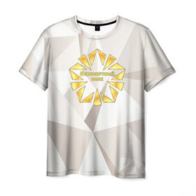 Мужская футболка 3D с принтом Бессмертный полк 3 в Петрозаводске, 100% полиэфир | прямой крой, круглый вырез горловины, длина до линии бедер | 9 мая
