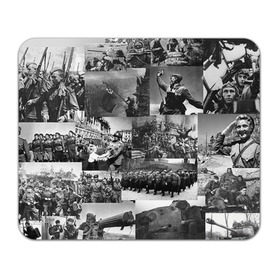 Коврик прямоугольный с принтом Военные фото в Петрозаводске, натуральный каучук | размер 230 х 185 мм; запечатка лицевой стороны | 9 мая