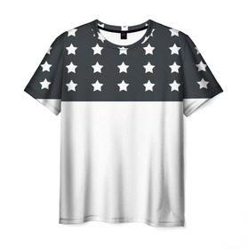 Мужская футболка 3D с принтом Stars в Петрозаводске, 100% полиэфир | прямой крой, круглый вырез горловины, длина до линии бедер | one | pilots | twenty | звезда | звезды