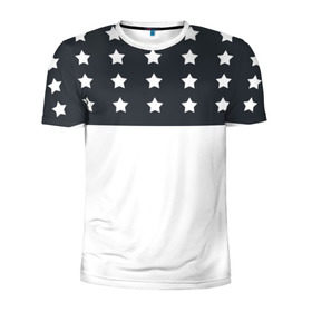 Мужская футболка 3D спортивная с принтом Stars в Петрозаводске, 100% полиэстер с улучшенными характеристиками | приталенный силуэт, круглая горловина, широкие плечи, сужается к линии бедра | one | pilots | twenty | звезда | звезды