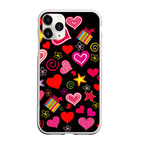 Чехол для iPhone 11 Pro Max матовый с принтом Любовь в Петрозаводске, Силикон |  | Тематика изображения на принте: love is | любовь | подарки | сердца