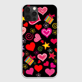Чехол для iPhone 12 Pro Max с принтом Любовь в Петрозаводске, Силикон |  | Тематика изображения на принте: love is | любовь | подарки | сердца