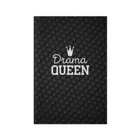 Обложка для паспорта матовая кожа с принтом Drama queen в Петрозаводске, натуральная матовая кожа | размер 19,3 х 13,7 см; прозрачные пластиковые крепления | drama | drama queen | hipster | queen | swag | свег | свэг | хипстер | хисптеры