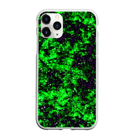 Чехол для iPhone 11 Pro Max матовый с принтом Green color в Петрозаводске, Силикон |  | гранж | зеленый | краска | новые | текстуры | цветные