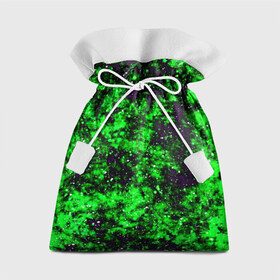 Подарочный 3D мешок с принтом Green color в Петрозаводске, 100% полиэстер | Размер: 29*39 см | гранж | зеленый | краска | новые | текстуры | цветные
