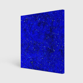 Холст квадратный с принтом Звезды в Петрозаводске, 100% ПВХ |  | вселенная | синий