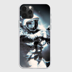 Чехол для iPhone 12 Pro Max с принтом Гагарин 5 в Петрозаводске, Силикон |  | 12 апреля | гагарин | день космонавтики | космонавт | космонавтика | космос | юра | юрий