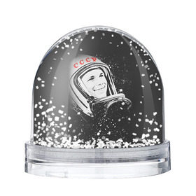 Снежный шар с принтом Гагарин 6 в Петрозаводске, Пластик | Изображение внутри шара печатается на глянцевой фотобумаге с двух сторон | 12 апреля | гагарин | день космонавтики | космонавт | космонавтика | космос | юра | юрий