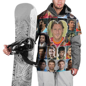 Накидка на куртку 3D с принтом Франческо Тотти - лучший в Петрозаводске, 100% полиэстер |  | francesco totti | лучший футболист | любимый игрок | сердце | франческо тотти | футбол | я люблю