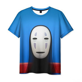 Мужская футболка 3D с принтом Унесённые призраками в Петрозаводске, 100% полиэфир | прямой крой, круглый вырез горловины, длина до линии бедер | spirited away | миядзаки | хаяо